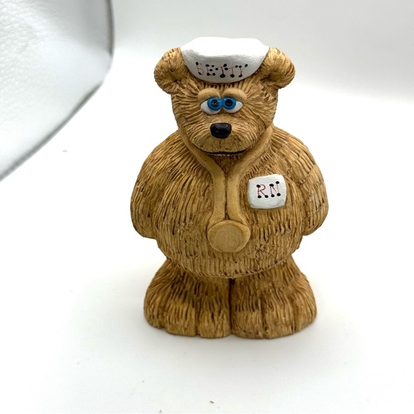 Sheila Philipp Imitating Life Teddy Bear RN Nurse Figure Figurine Betty USA - Picture 1 of 9